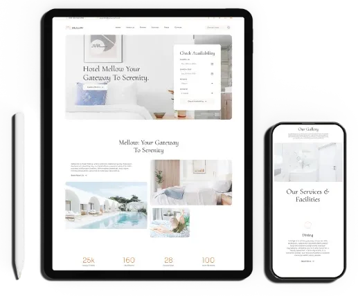 iPad and Phone Mockup - Hospitality